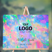 Fire opal achtergrond acryl bord (Neutraal)