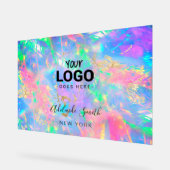 Fire opal achtergrond acryl bord (Hoek)