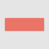 Fire Opal Bold Aangepaste Klassieke Naambadge Naamplaatje (Voorkant)