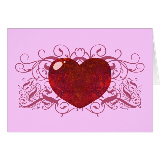 Fire Opal Heart (Voorkant Horizontaal)