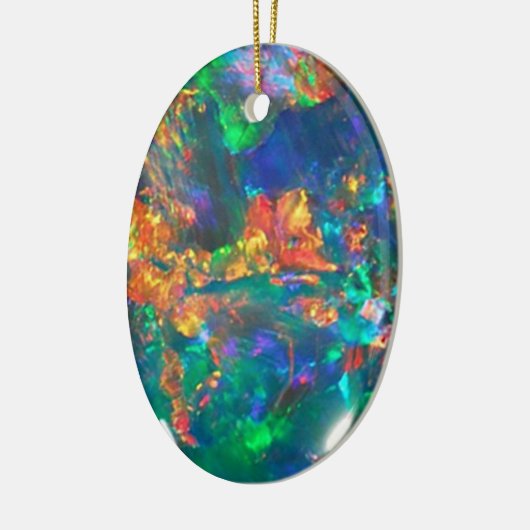 Fire Opal Keramisch Ornament (Links)
