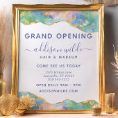 Fire Opal Modern Rainbow Gemstone Business Flyer