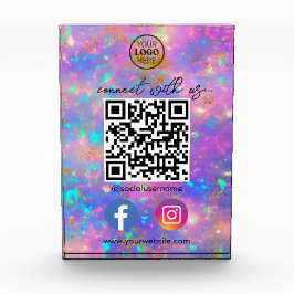 Fire Opal Neem contact met ons op QR Code Sociale Fotoblokken