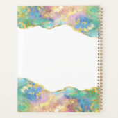 Fire opal Rainbow Gemstone Business Planner (Achterkant)