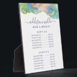 Fire Opal Regenboog Edelsteen Prijs Menu Plaque Fotoplaat<br><div class="desc">Fire Opal Regenboog Edelsteen Prijs Menu Plaque. Perfect voor een schoonheidssalon,  kapper,  visagist of schoonheidsspecialist.</div>