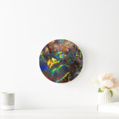 Fire Opal Ronde Klok (Huis)