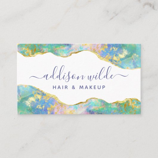 Fire Opal Visitekaartje (Voorkant)