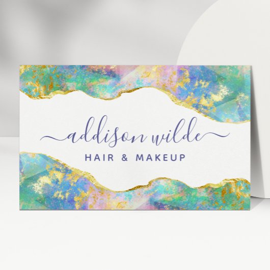 Fire Opal Visitekaartje