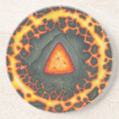 Fire Opal Zandsteen Onderzetter (Voorkant)