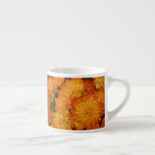 Fire Oranje Chrysanthema Espresso Kop (Rechts)
