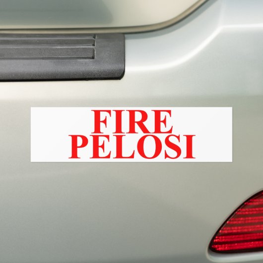 Fire Pelosi Bumpersticker (Op auto)
