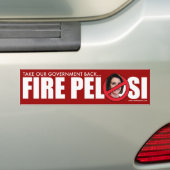 Fire Pelosi Bumpersticker (Op auto)