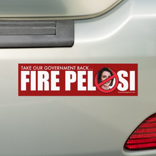 Fire Pelosi Bumpersticker (Op auto)