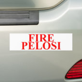 Fire Pelosi Bumpersticker (Op auto)