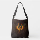 Fire Phoenix Bird Crossbody Tas (Voorkant)