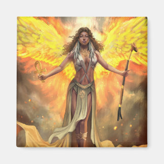 Fire Phoenix Ma'at Magneet