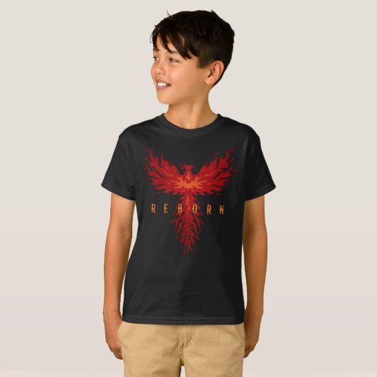 Fire Phoenix T-Shirt (Voorkant volledig)