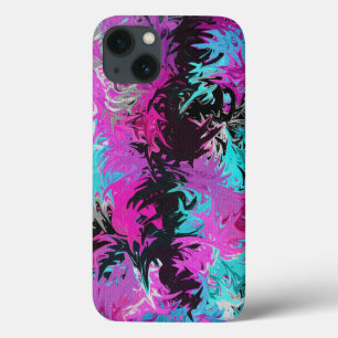 Fire Pink en Blue Samsung Galaxy, noot 4 Hoesje