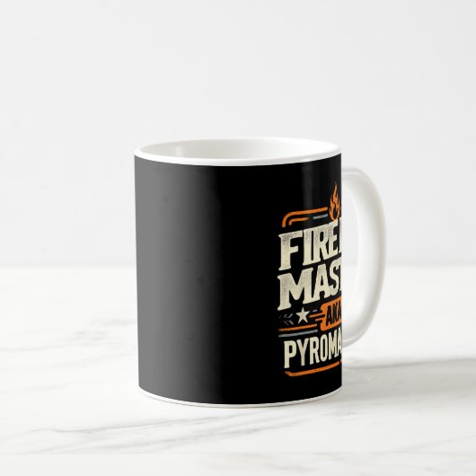 Fire Pit Master Pyromancy Pyrotechnics Fire Pit Lo Koffiemok (Voorkant rechts)
