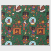 Fire Place Cadeaupapier (Vlak)