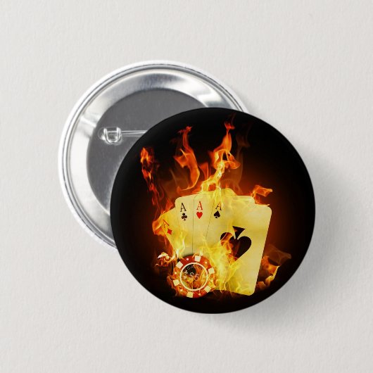 Fire Poker Ronde Button 5,7 Cm (Voorkant /achterkant)