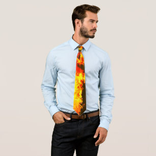 Fire Print stropdas