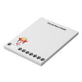 Fire Pup Dalmatische 5,5" x 6" Notitieblok - 40 pa (Linkerzijde)