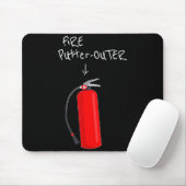 Fire Putter Outer Fire Extinguisher Fire Fighter F Muismat (Met muis)