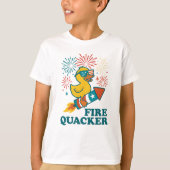 Fire Quacker Peuter T-shirt - Leuke en speelse Kin (Voorkant)