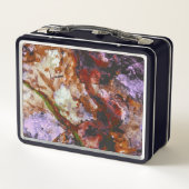 Fire Quartz Crystal Geode Marble Abstract (Achterkant)