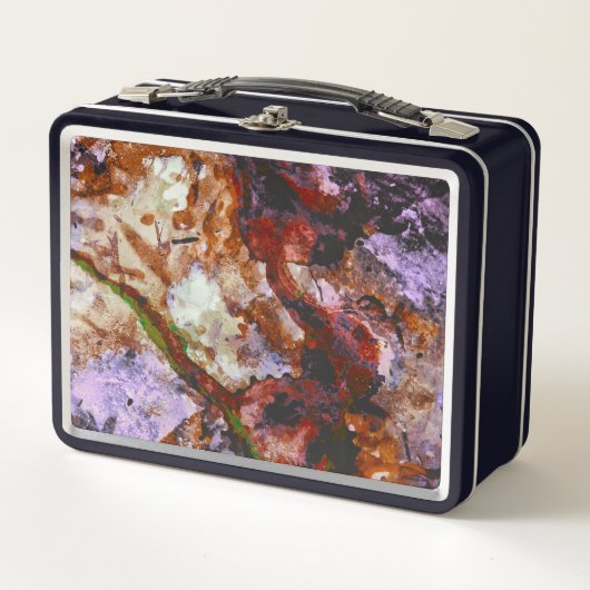 Fire Quartz Crystal Geode Marble Abstract (Voorkant)