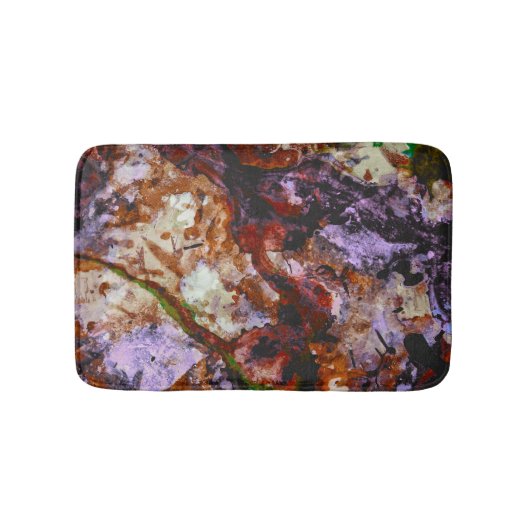 Fire Quartz Crystal Geode Marble Abstract Badmat (Voorkant)