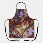 Fire Quartz Crystal Geode Marble Abstract Schort (Voorkant)