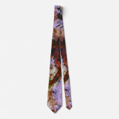 Fire Quartz Crystal Geode Marble Abstract Stropdas (Voorkant)