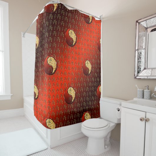 Fire Rat Duvet Cover Douchegordijn (In situ)