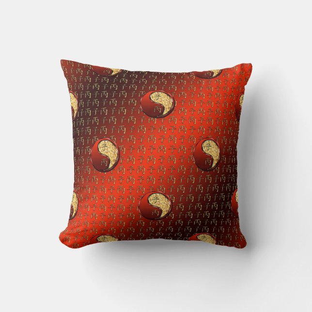 Fire Rat Duvet Cover Kussen (Voorkant)