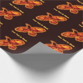 Fire Raven Cadeaupapier (Hoek)