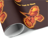Fire Raven Cadeaupapier (Rol Hoek)