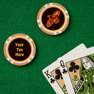 Fire Raven Poker Chips