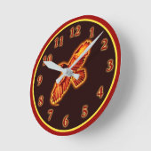 Fire Raven Ronde Klok (Hoek)