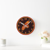Fire Raven Ronde Klok (Huis)