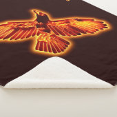 Fire Raven Sherpa Deken (3/4)