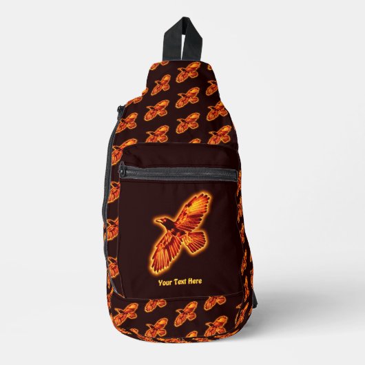 Fire Raven Sling Bag (Voorkant)