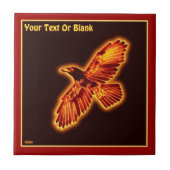 Fire Raven Tegeltje (Voorkant)