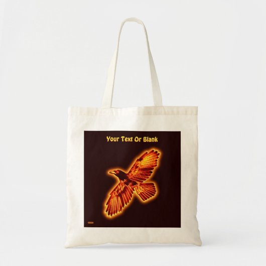 Fire Raven Tote Bag (Voorkant)