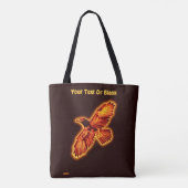 Fire Raven Tote Bag (Achterkant)
