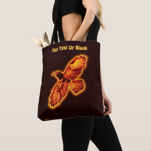 Fire Raven Tote Bag