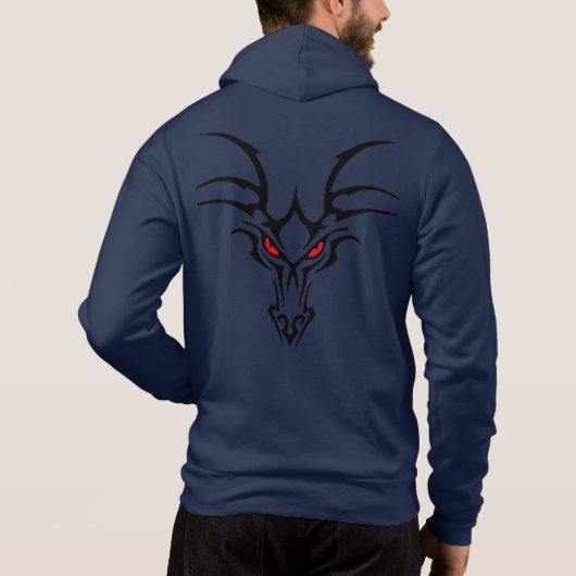 Fire Red Eye Dagon Slayer Dungeons Dragon Slayer Hoodie (Achterkant)