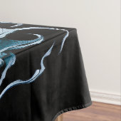 Fire Red Flame Mythical Dragon Head Tafelkleed (Voorbeeld)