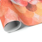 Fire Red Mermaidscales Mermaid Fishscales Cadeaupapier (Rol Hoek)